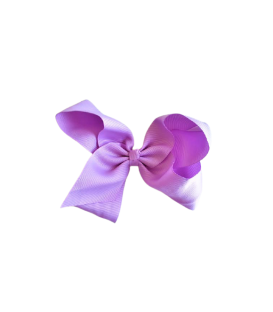 Lilac Grosgrain Bow