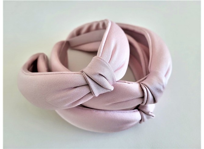 Ballet Pink Padded Knotted Hairband